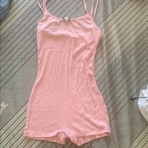SHEIN Pink Spaghetti Strap Romper